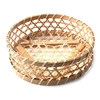 Wholesale Bamboo Bread Basket / Bamboo Weaving Storage Basket For Sale