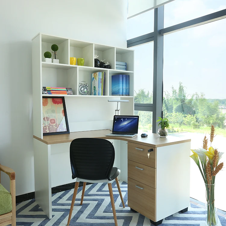 Cheap Simple Design Wood Corner Computer Desk / Office Computer Table