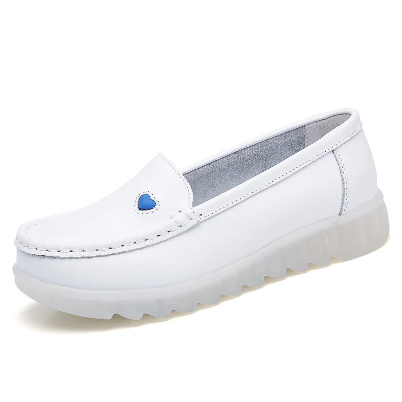 

Moda hospital transparente jalea enfermera zapatos mujer aire suela mujer cuero zapato de enfermeria blanco