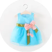 

baby blue wedding dresses girls summer princess dress 3 month