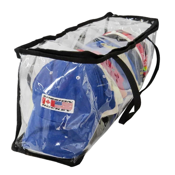 large clear zippered storage bags