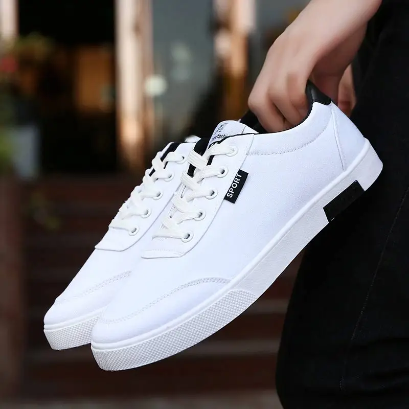 

Custom factory price white casual shoes for men, White,,black,ect.