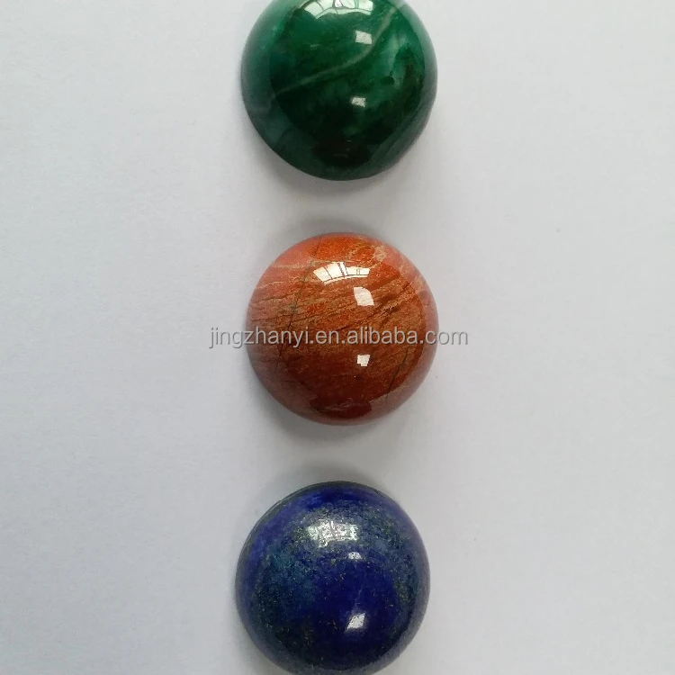 

JINGZHANYI gem factory manufacturing Synthetic peacock stone, synthetic red stone, synthetic lapis, semi-precious stones custom