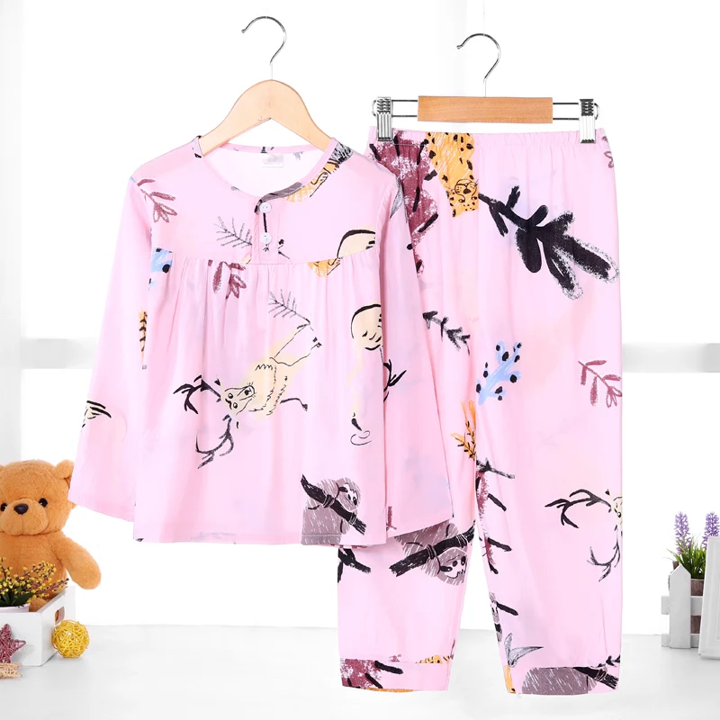 

China Wholesale Custom Top Quality Red 100% Polyester Comfortable Long Sleeve Children Clothes Sets For Kids Girls, Pink breathable girls clothes sets