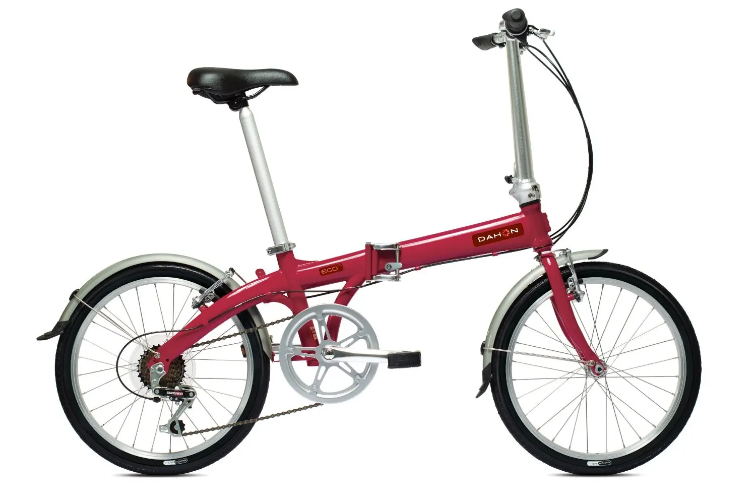 red folding bike