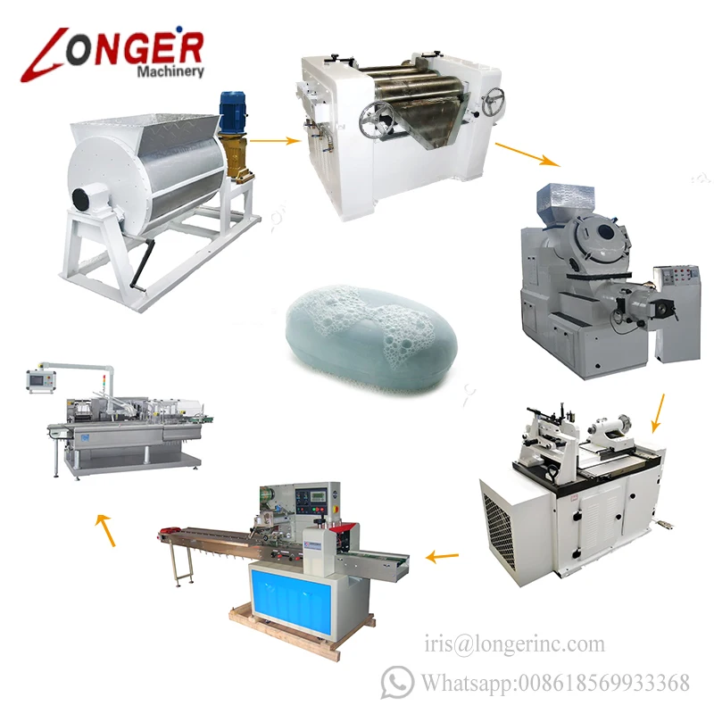 Automatic Manual Bar Laundry Soap Extruding Machine Toilet Soap Cutting