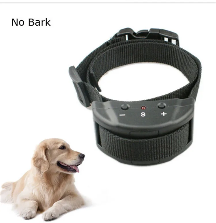

2017 China Supplier Electronic Pet Dog Training Collar Outdoor No Shock Anti Bark Collar, Black/customized