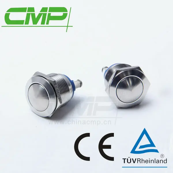 Export the anti vandal push button 19 mm, 12 v 220v 250v switch