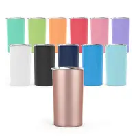 

new product 2019 double wall vacuum insulated 12 oz stainless steel skinny tumbler with lid and straw custom color