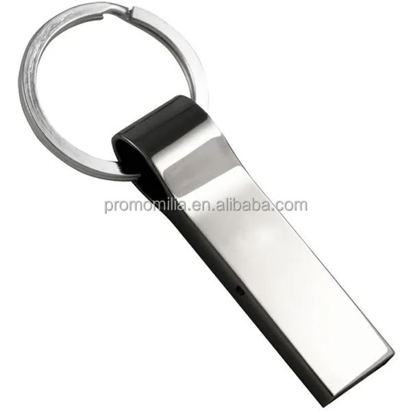 shinny metal waterproof 3.0 usb drive with key ring