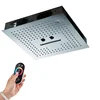 Smart Shower 16 inch Dark install embedded top spray three function supercharging Shower head