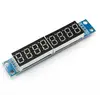 MAX7219 LED Dot Matrix 8 Digit Digital Tube Display Control Module 3.3V 5V Microcontroller Serial Driver 7-segment