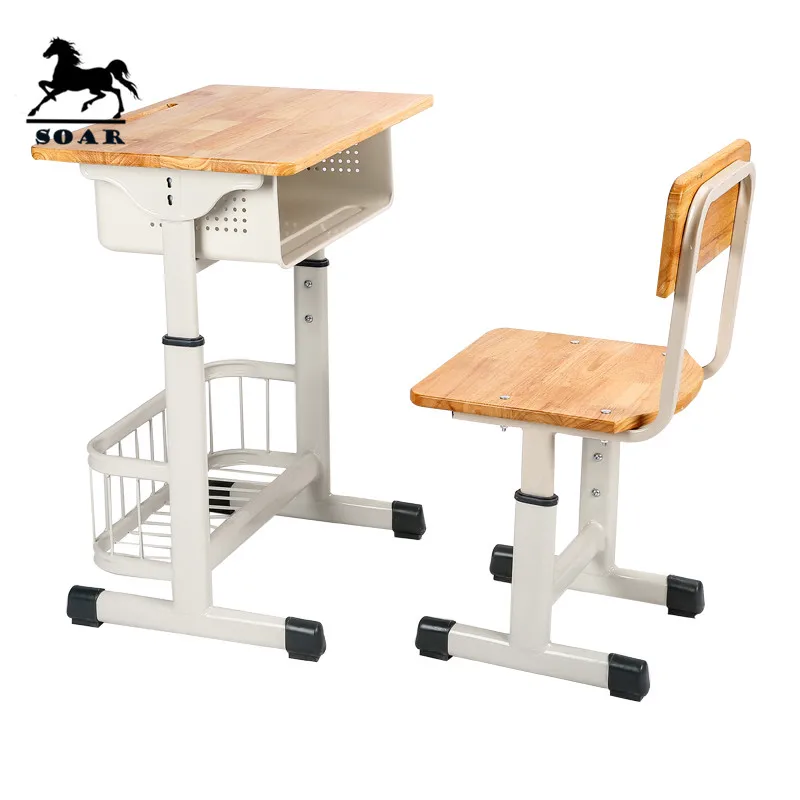 
New classroom desk and chairs / School library furniture / University lecture room table and chair 