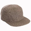 Wholesale cap hat fold 5 panel flat brim quilt mens hats summer sports caps with logo cotton embroidery