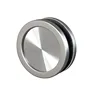 Glass round short stainless steel sliding barn door glass door knob