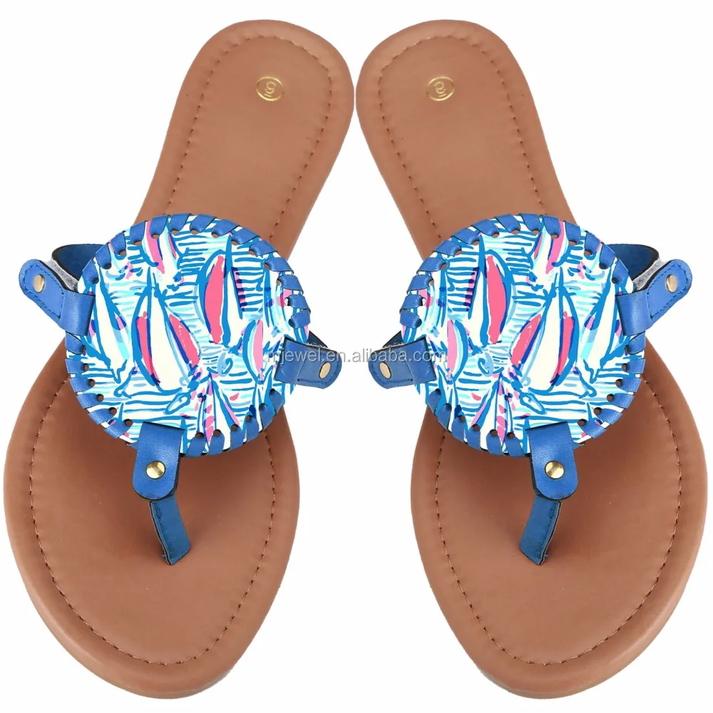 monogram sandals