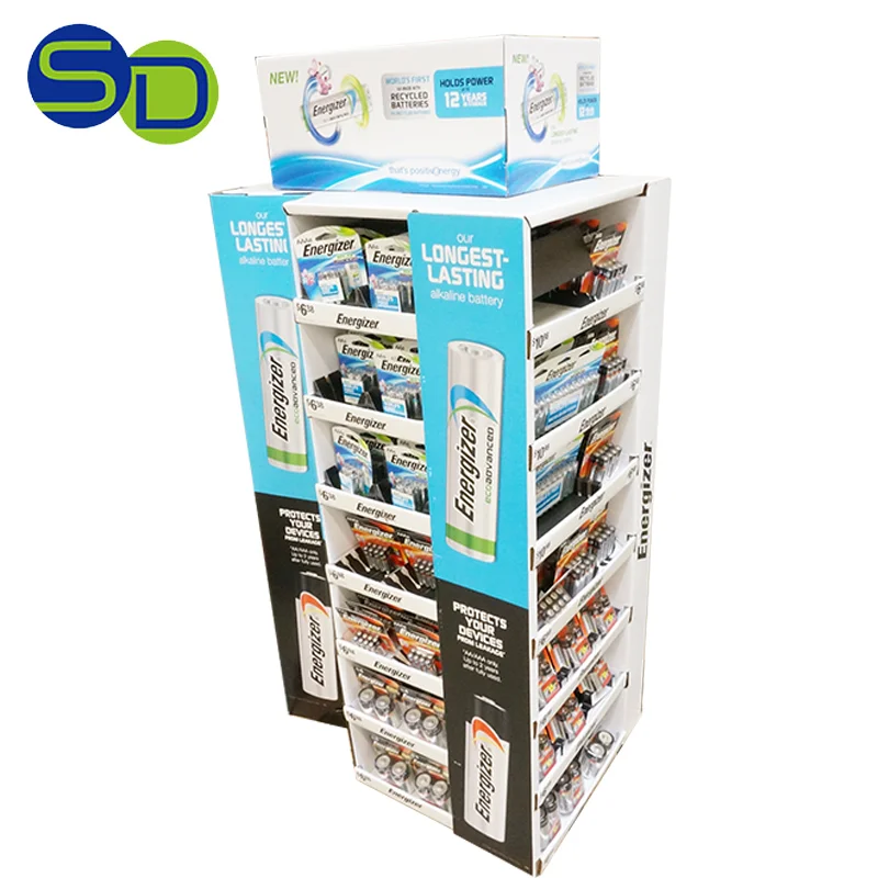 Supermarket Battery Energizer Organizer,Retail Indoor Led Displays