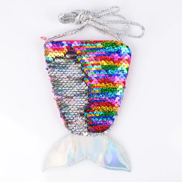 

gift promotion two side sequin kids small shoulder bag, Custom made
