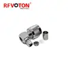 Cheap Plug N Male Crimp Rf Connector Right Angle for LMR400 cable