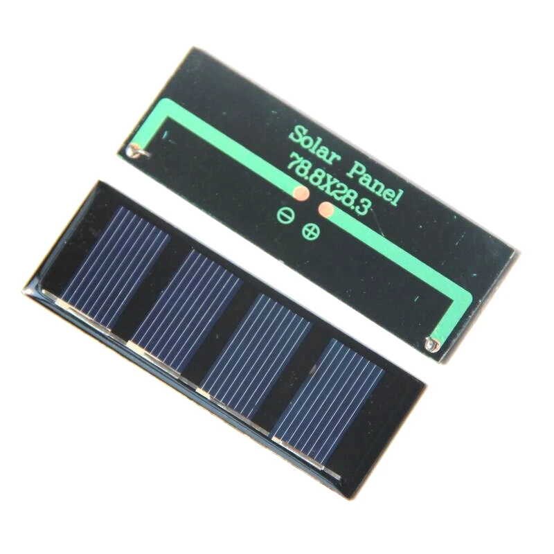 BUHESHUI 0.2W 2V 100Ma Mini Solar Cell Polycrystalline Solar Panel DIY Solar Toy Panel Education Kits Module Epoxy