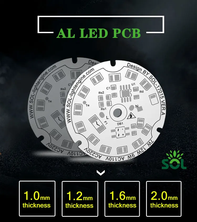 Led Circuit Board Custom Fr4 94v0 Round Pcb Assembly Manufacturer - Buy Pcb Assembly,Round Pcb ...