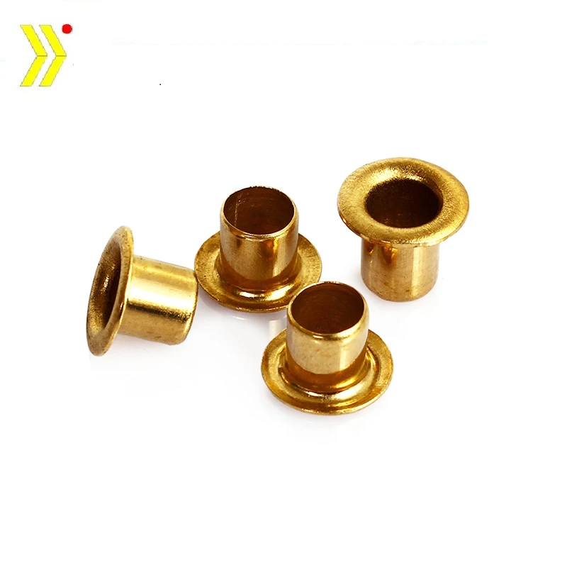 
Dongguan customized special turned part brass curtain eyelet ring 