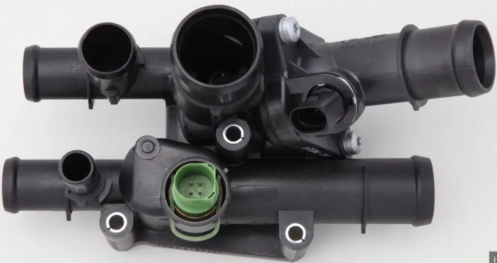 Vw Golf 4 1.6 thermostat + thermostatgehäuse wasser flansch 06a 121 111aProdukt ID