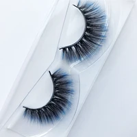 

Hot selling Color Lashes Natural Long 3D Mink Eyelashes