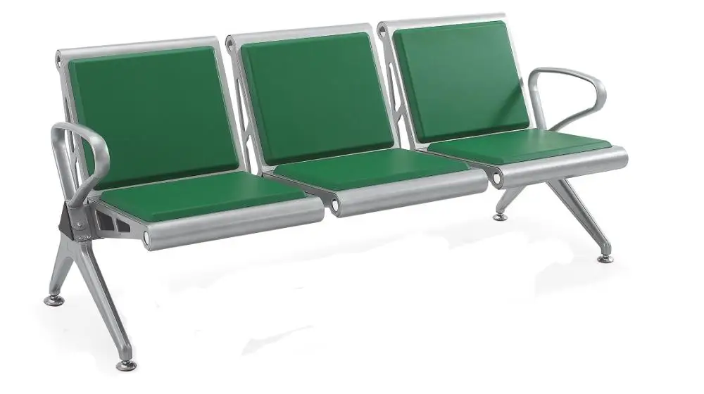 Waiting Area Furniture Airport Waiting Chair 3 Seat Gang Seating Chair