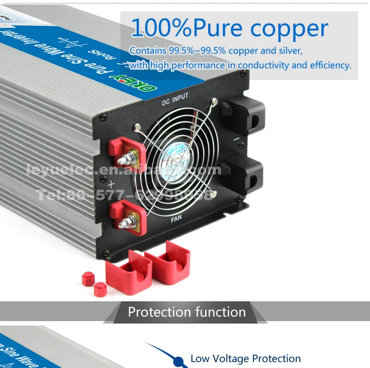 5000w power inverter 12v 24v 48v dc input ac output pure sine wave solar inverter 5000w inverter