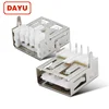 DIP 4P Right Angle Type A Female USB connector for pcb mini usb af connector