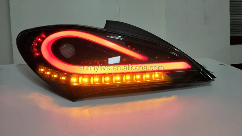 LED rear light For Hyundai For Genesis Coupe 2009-2011 Smoke Black WH