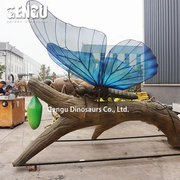 animatronic amusement equipment park animal larger butterflies