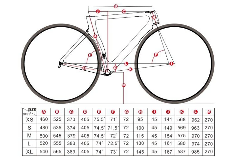 700c bike size