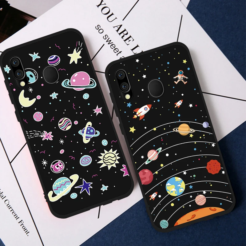 

Soft TPU Silicone Case For Samsung Galaxy M40 M20 M30 Plant Pattern Cover For Samsung A70 A60 A50 A40 A20 A20E Capa