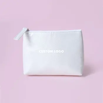 white cosmetic bag