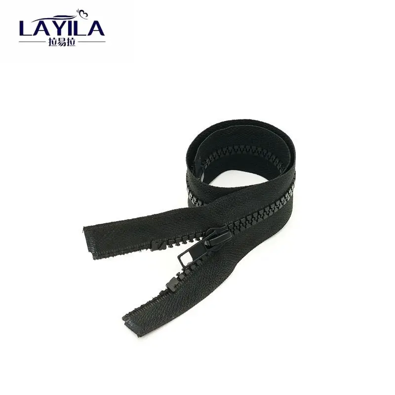 
No.5 open end black color vislon coat zipper for sale 