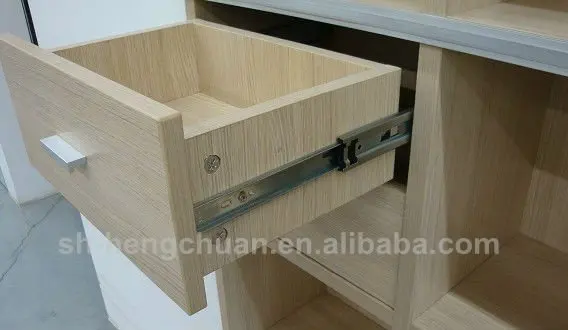 Kitchen furniture 45mm width drawer slide ball bearing drawer slide