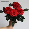 7-9cm Preserved Rose With 20cm Long Stem can be do preserved rose in glass dome