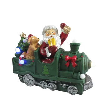 Wholesale Christmas Decorations Resin Santa Claus Figurines For Led ...