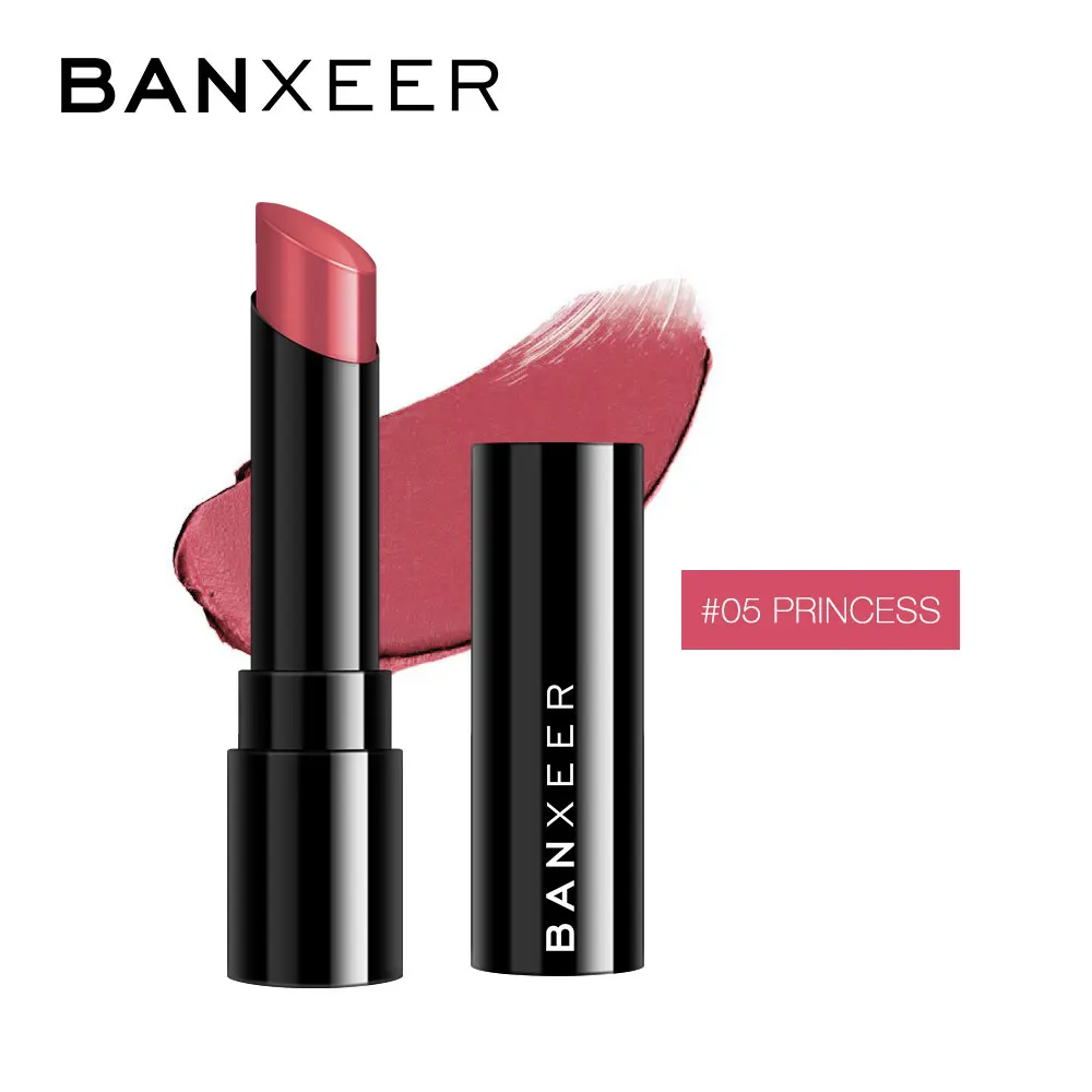 

BANXEER Cosmetic Lipstick 12 Colors Velvet Matte Kissproof Woman Lipstick, 4colors