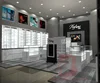 Perfume display counter and fixture for custom cosmetic shop showcase design