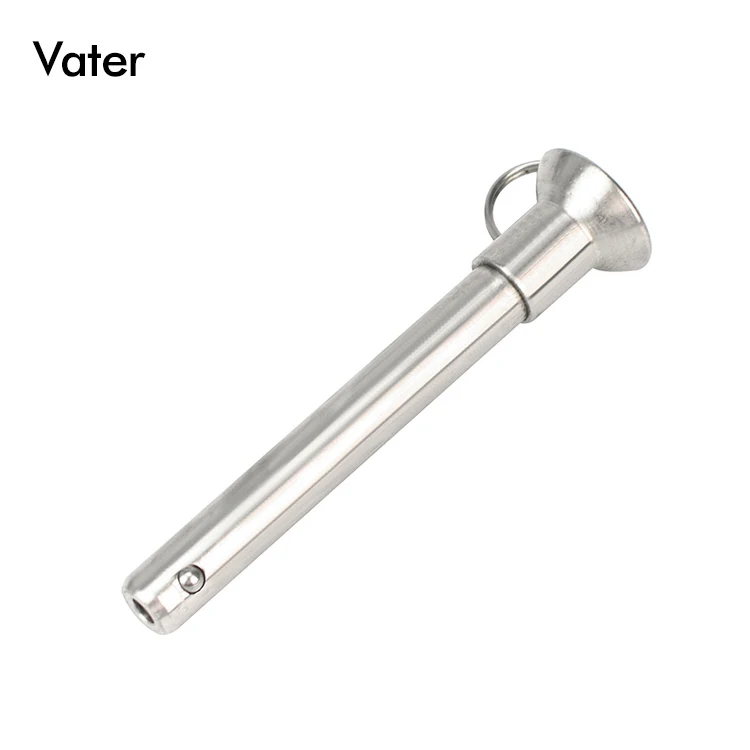 Double Ball Locking Pin Stainless Steel Button Handle Positive Locking Pins Quick Release Ball