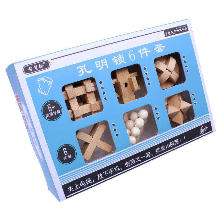 Jogos adultos presenteia estrela de madeira cubo quebra-cabeça jogo cérebro  teasers dos jogos lógicos para crianças e adolescentes para desafiar quebra- cabeças