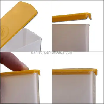 Flat Small Pp Square Storage Box With Easy Open Cap Flat Small Pp Square Storage Box With Easy Open Cap