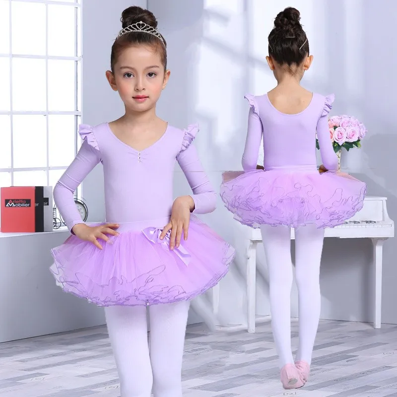 Purple Children's Dance Costume Ballet Skirt - Buy Short Dance Skirts ...