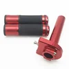 7/8" 22mm CNC Red Throttle Lever Hand Grip for motorcycle