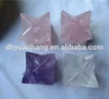 High quality custom-made wholesale crystal quartz merkaba star,crystal healing 8 pointed star