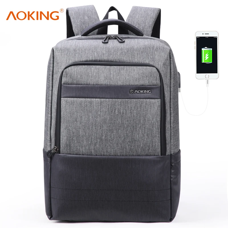 

Aoking New arrival slim waterproof multipurpose sac a dos homme rugzak smart business usb chargeable backpack