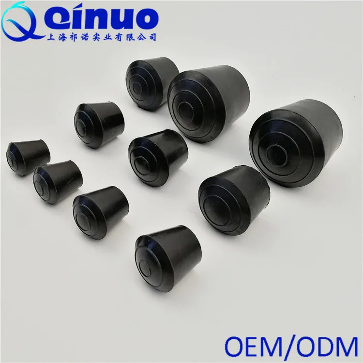 Rubber End Caps For Chair Leg Feet Protectors For Tubular Feet Table